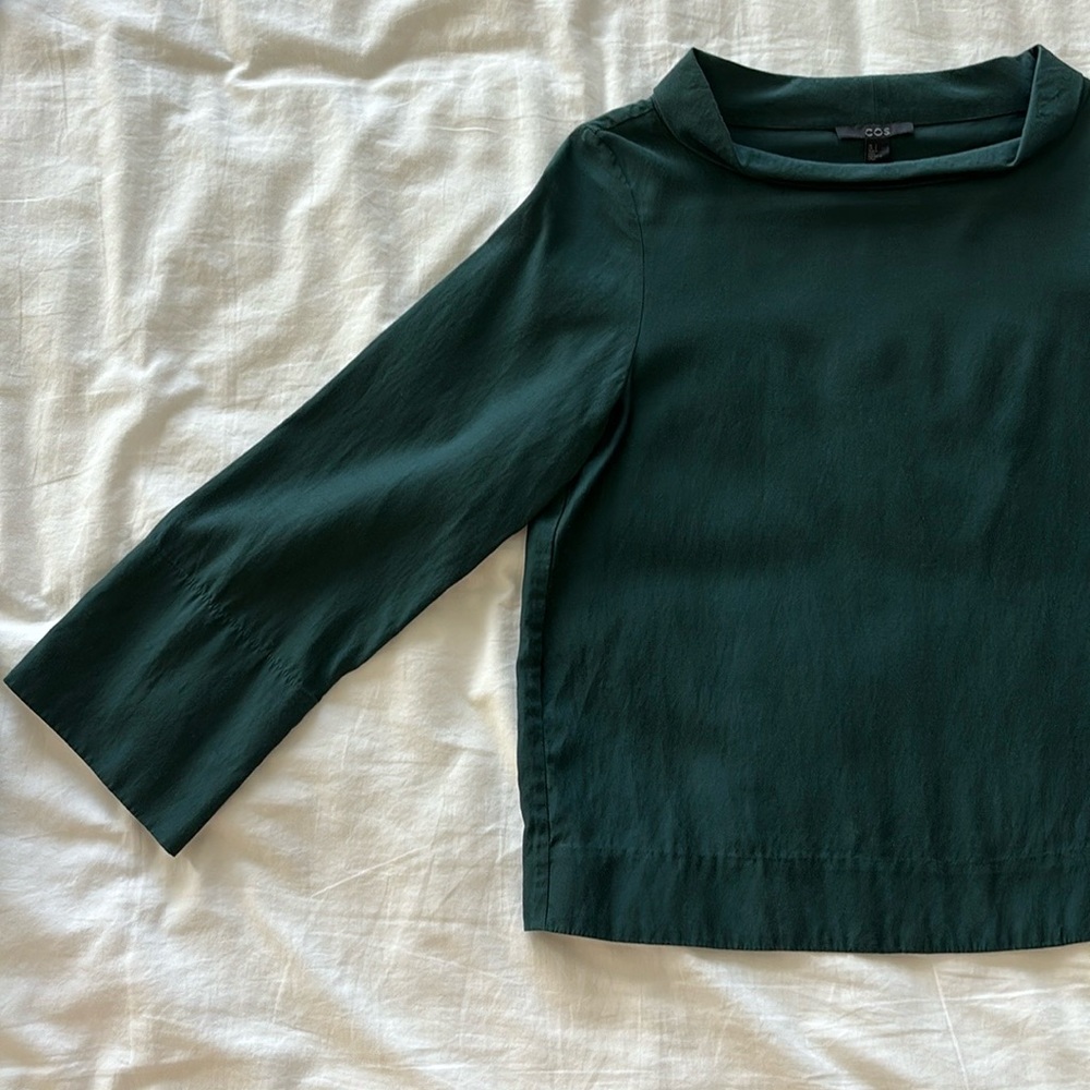 COS turquoise top. Great condition.